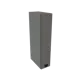 Шкаф 601845546387 Сурская мебель 15x71.6x31.8 см МДФ цвет темно-серый