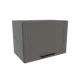 Шкаф 601845546405 Сурская мебель 50x35.8x31.8 см МДФ цвет темно-серый