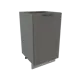 Шкаф 601845546428 Сурская мебель 45x81.6x47.8 см МДФ цвет темно-серый