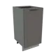 Шкаф 601845546427 Сурская мебель 40x81.6x47.8 см МДФ цвет темно-серый