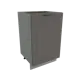 Шкаф 601845546429 Сурская мебель 50x81.6x47.8 см МДФ цвет темно-серый