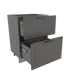 Шкаф 601845546444 Сурская мебель 60x81.6x47.8 см МДФ цвет темно-серый