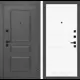 Входная дверь Labirintdoors Орлеан П13 правый 205x88см цвет муар серый 7024 матовый/белый софт