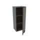 Шкаф 601845546399 Сурская мебель 40x92x31.8 см МДФ цвет темно-серый