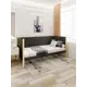 Кровать Solarius Тахта орто основание temser90-180van-orto 100 x 101 x 190 см дерево цвет темно-серый, ванильный