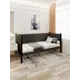 Кровать Solarius Тахта орто основание 90 x 101 x 200 см дерево цвет темно-серый;черный оникс