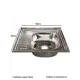 Накладная мойка Mixline 538193 50x60 см глубина чаши 16 см нержавеющая сталь цвет хром