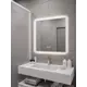 Зеркало для ванной Alias В раме для ванной qvr909025w с подсветкой 90x90см