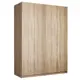 Шкаф распашной Мебельная компания е1 LCK_G_SH_800_B 162x220x52.5 см ЛДСП цвет сонома