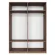 Шкаф распашной Мебельная компания е1 LCK_SH_M1_800_DM 162x220x52.5 см ЛДСП цвет крафт табачный