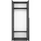 Шкаф распашной Мебельная компания е1 LCK_G_1000_B 81x220x52.5 см ЛДСП цвет серый диамант
