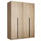 Шкаф распашной Мебельная компания е1 LCK_M1_1000_DM 162x220x52.5 см ЛДСП цвет сонома