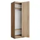 Шкаф распашной Мебельная компания е1 LCK_GL_SH_M1_800_DM 101x220x52.5 см ЛДСП цвет сонома
