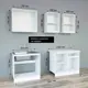 Кухонный гарнитур Альбина Стиль 180x160x60 см ЛДСП цвет крафт золотой