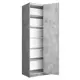 Шкаф распашной Мебельная компания е1 LCK_GR_SH_1000_BT 101x220x52.5 см бетон ЛДСП