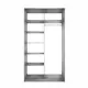 Гардеробная Мебельная компания е1 500151 121x220x51 см цвет серый