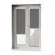 Рулонная штора блэкаут Унистайл RKRBLSER038170, 38x170 см, цвет серый