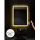 Зеркало для ванной Alfa mirrors Niko-68 с вилкой Niko-68VzVt с подсветкой 60x80см