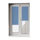 Рулонная штора Унистайл RKRGOLUB038150 38x150 см, голубой