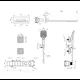 Душевая система скрытого монтажа Wonzon & Woghand WW-D4538-A-BG цвет золотой
