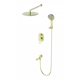 Душевая система скрытого монтажа Wonzon & Woghand Frame WW-88939010-BG цвет золотой