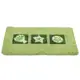 Коврик Ракушка 80x50 см, для ванной, зеленый