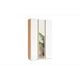 Шкаф Нонтон 120x210x46 см 3 створчатый ЛДСП цвет белый/дуб крафт золото