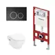 Комплект TECE spring инсталляция S955102 Hansgrohe унитаз подвесной 54x36HGSET002безободковый
