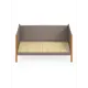 Кровать Solarius Тахта сплошное основание 90 x 101 x 170 см дерево цвет мокко мусс;ольха