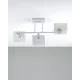 Люстра на штанге Moderli Lori V10924-c 3 лампы 18 м² цвет хром/белый