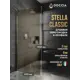 Душевая перегородка Doccia GLASS690/BRMT/4CHROMEGL 69x195см хромированный профиль
