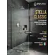 Душевая перегородка Doccia GLASS990/GL/5CHROMEMT 99x195см хромированный профиль