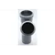 Тройник канализационный малошумный Flextron 50x50 мм 45° полипропилен 5 шт