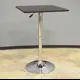 Стол барный квадратный Hesby Hsbi_tg5506 60x60 см МДФ цвет черный