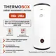Бойлер косвенного нагрева 200 л Thermobox Tb-200-kt-White 2 кВт вертикальный напольный нержавеющая сталь
