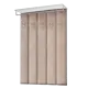 Вешалка 5 крючков 155910254 75x105x6 см цвет капучино