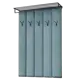 Вешалка 5 крючков 144773097 75x105x6 см цвет бирюзовый