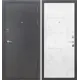 Входная дверь Тайгер Геометрия квадро правая 205x96см цвет антик серебро/снежный