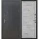 Входная дверь Dorston Термо оптима царга правая 205x86см цвет антик серебро/снежный