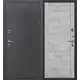 Входная дверь Dorston Термо оптима царга левая 205x96см цвет антик серебро/снежный