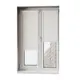Рулонная штора блэкаут Унистайл RKRBLBEL046195, 46x195 см, цвет белый