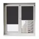Рулонная штора блэкаут Унистайл RKRBLCHE080125, 80x125 см, цвет черный