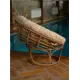 Кресло садовое Bigarden 128769 Papasan 105 см x 75 см x 105 см ротанг, бежевый