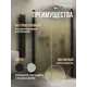 Душевой уголок Doccia GLASS80ypt/SA/6BL угол 80x80см черный профиль эффект стекла матовый