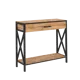 Консоль Make mebel 90x77x30 см ЛДСП цвет коричневый, черный