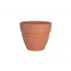 Горшок для растений и цветов Amо Лори 21x21x17.2 см v4 л пластик терракот