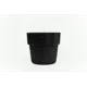 Горшок цветочный Amо Алемар 21x21x19 см v4.8 л пластик черный