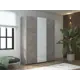 Шкаф-купе Мебельная компания е1 550261 230x210х57 см 10 полок лдсп цвет бетон