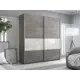 Шкаф-купе Мебельная компания е1 550408 230x160х57 см 8 полок лдсп цвет бетон