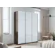 Шкаф-купе Мебельная компания е1 550364 230x180х57 см 10 полок лдсп цвет венге